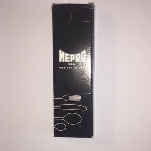 Mepra S.p.A. Línea Ice Oro Nero 5-pc Place Setting